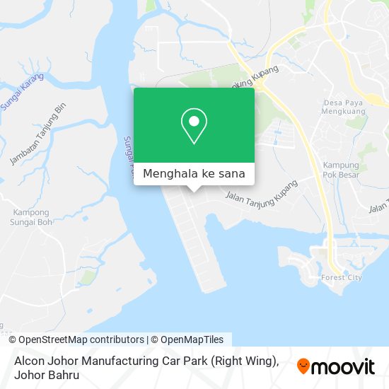 Peta Alcon Johor Manufacturing Car Park (Right Wing)