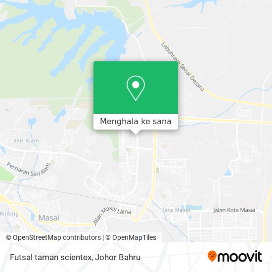 Peta Futsal taman scientex