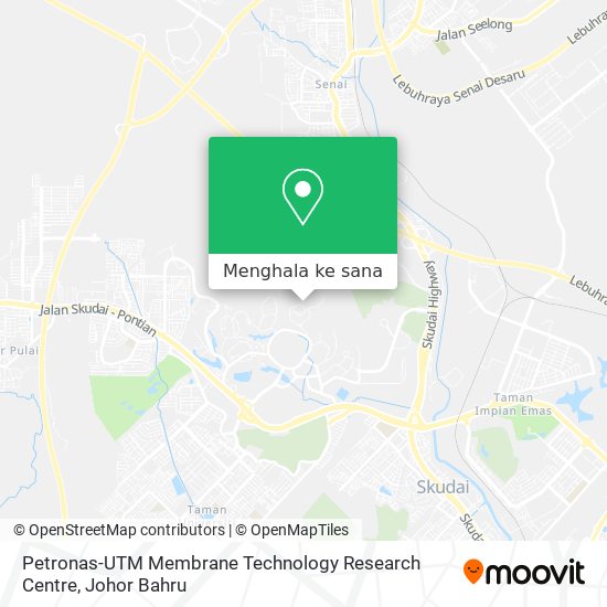 Peta Petronas-UTM Membrane Technology Research Centre