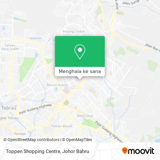 Peta Toppen Shopping Centre