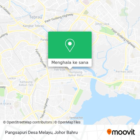 Peta Pangsapuri Desa Melayu