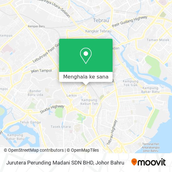 Peta Jurutera Perunding Madani SDN BHD