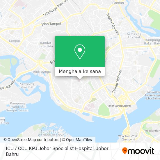 Peta ICU / CCU KPJ Johor Specialist Hospital