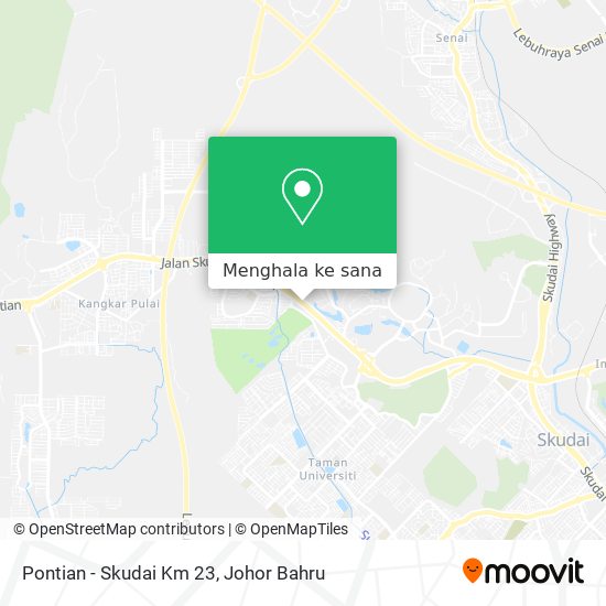 Peta Pontian - Skudai Km 23