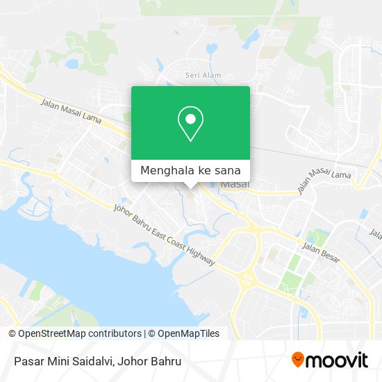 Peta Pasar Mini Saidalvi