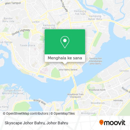 Peta Skyscape Johor Bahru