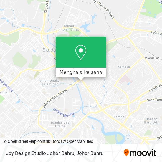 Peta Joy Design Studio Johor Bahru
