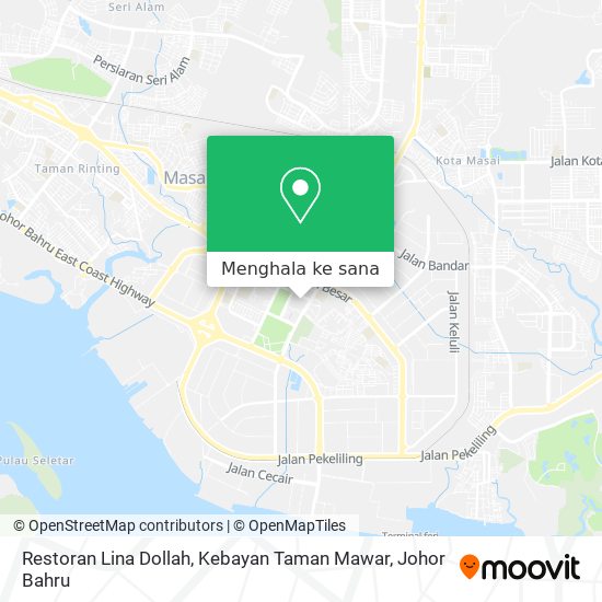 Peta Restoran Lina Dollah, Kebayan Taman Mawar