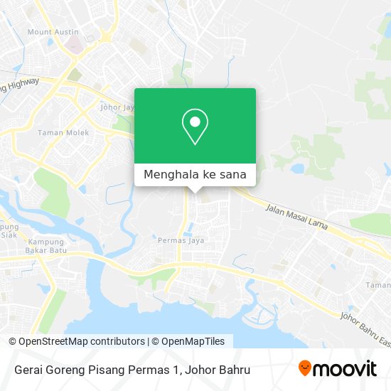 Peta Gerai Goreng Pisang Permas 1