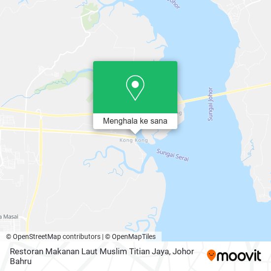 Peta Restoran Makanan Laut Muslim Titian Jaya