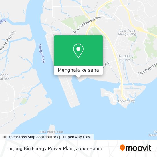 Peta Tanjung Bin Energy Power Plant