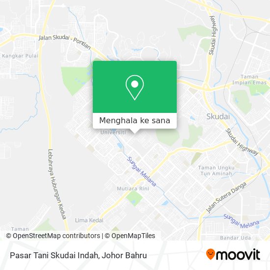 Peta Pasar Tani Skudai Indah