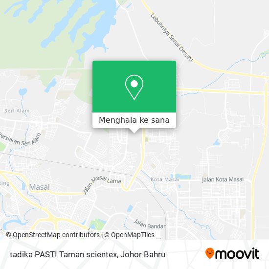 Peta tadika PASTI Taman scientex