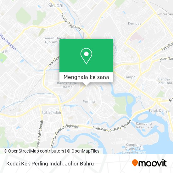 Peta Kedai Kek Perling Indah