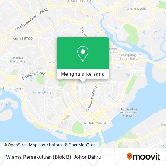 Peta Wisma Persekutuan (Blok B)