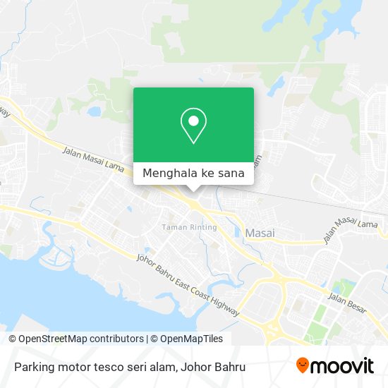 Peta Parking motor tesco seri alam