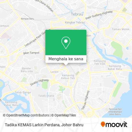 Peta Tadika KEMAS Larkin Perdana