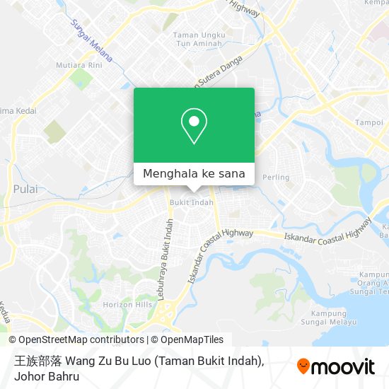 Peta 王族部落 Wang Zu Bu Luo (Taman Bukit Indah)