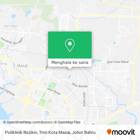 Peta Poliklinik Rozikin, Tmn Kota Masai