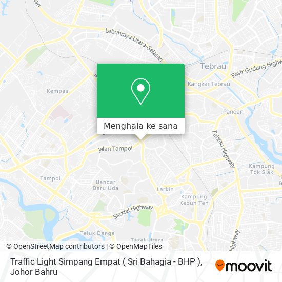 Peta Traffic Light Simpang Empat ( Sri Bahagia - BHP )
