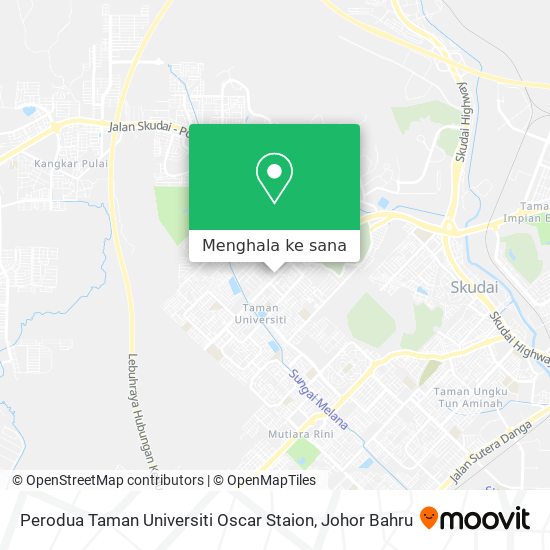 Peta Perodua Taman Universiti Oscar Staion