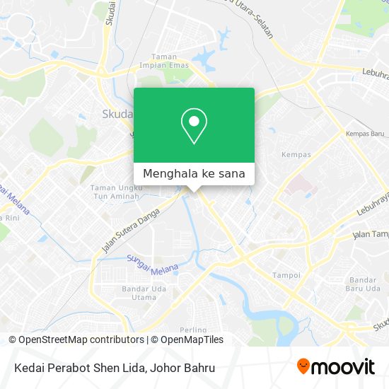 Peta Kedai Perabot Shen Lida