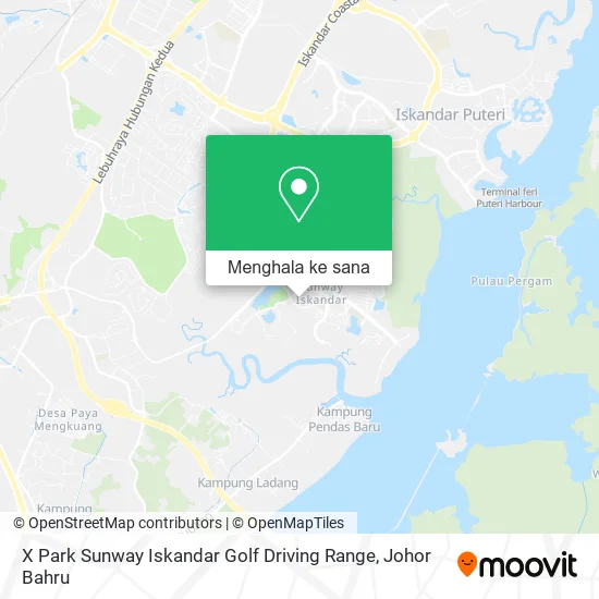 Peta X Park Sunway Iskandar Golf Driving Range