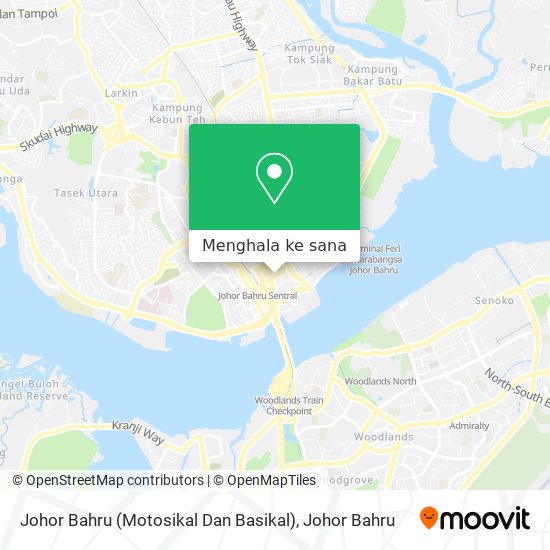 Peta Johor Bahru (Motosikal Dan Basikal)