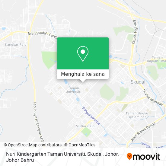 Peta Nuri Kindergarten Taman Universiti, Skudai, Johor