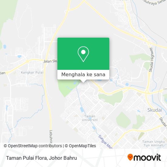 Peta Taman Pulai Flora