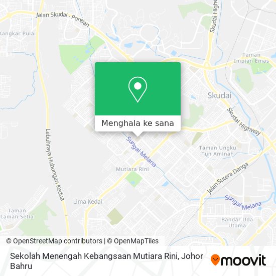 Peta Sekolah Menengah Kebangsaan Mutiara Rini