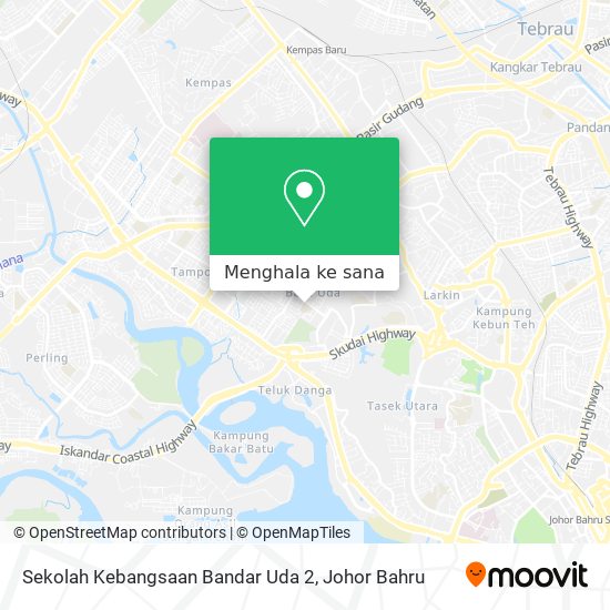 Peta Sekolah Kebangsaan Bandar Uda 2