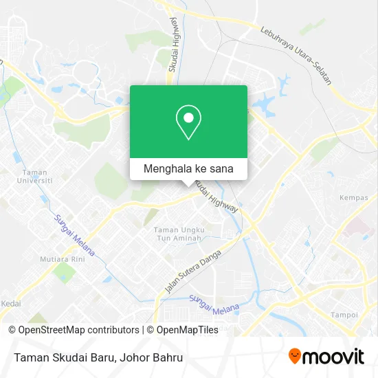 Peta Taman Skudai Baru