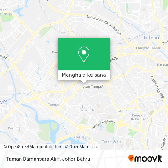 Peta Taman Damansara Aliff