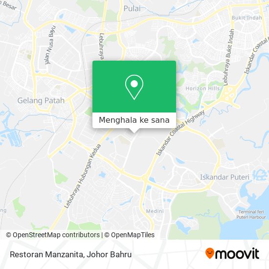 Peta Restoran Manzanita