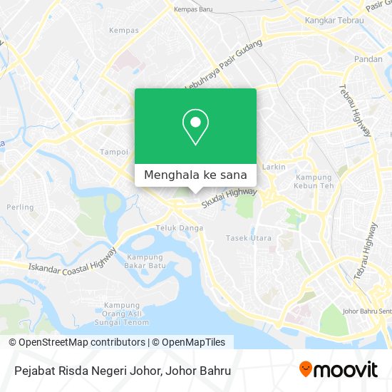 Peta Pejabat Risda Negeri Johor
