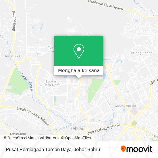 Peta Pusat Perniagaan Taman Daya