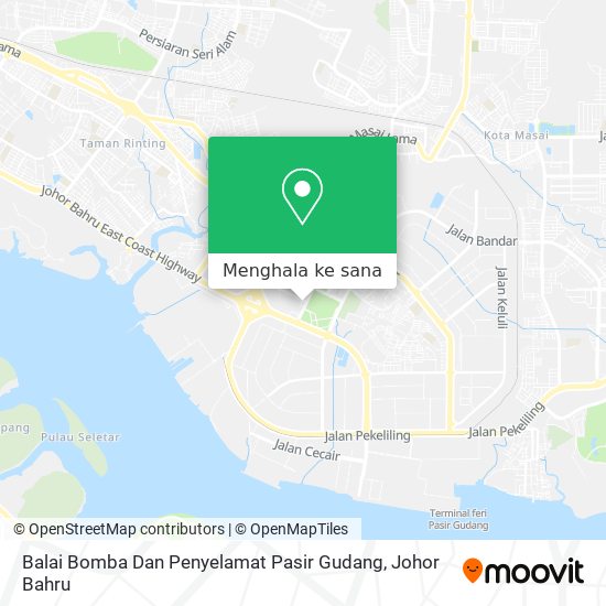 Peta Balai Bomba Dan Penyelamat Pasir Gudang