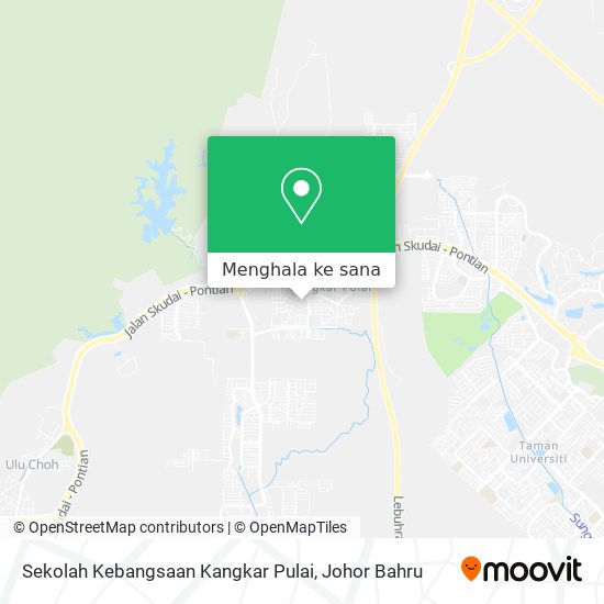 Peta Sekolah Kebangsaan Kangkar Pulai