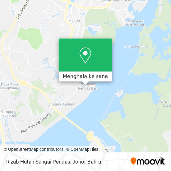 Peta Rizab Hutan Sungai Pendas