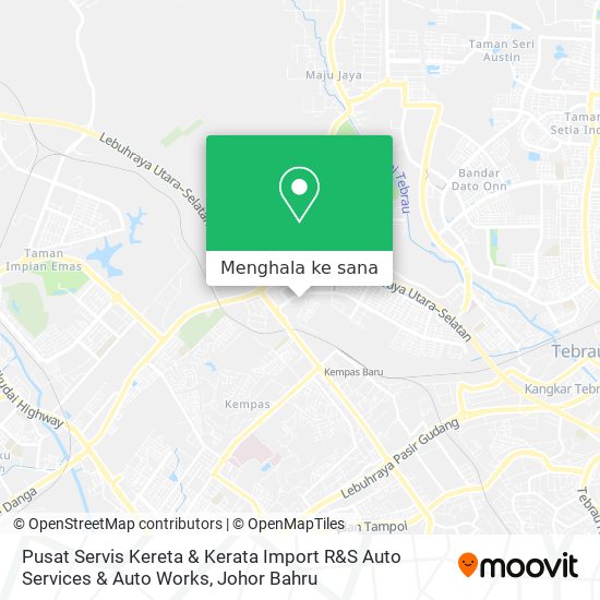 Peta Pusat Servis Kereta & Kerata Import R&S Auto Services & Auto Works