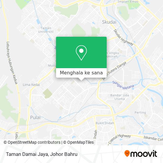 Peta Taman Damai Jaya