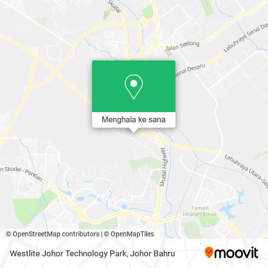 Peta Westlite Johor Technology Park