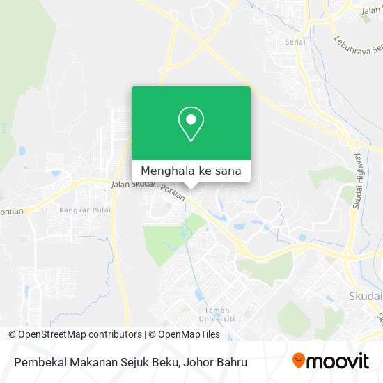 Peta Pembekal Makanan Sejuk Beku