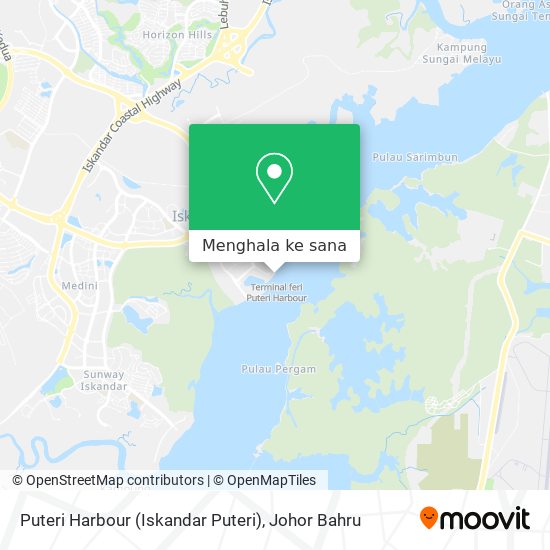 Peta Puteri Harbour (Iskandar Puteri)