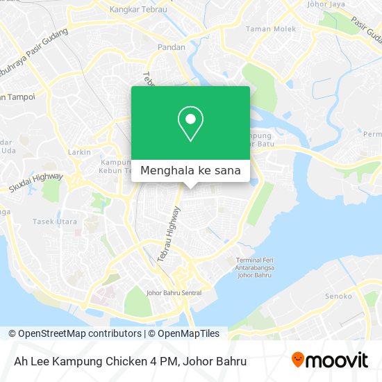 Peta Ah Lee Kampung Chicken 4 PM