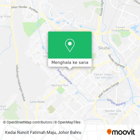 Peta Kedai Runcit Fatimah Maju