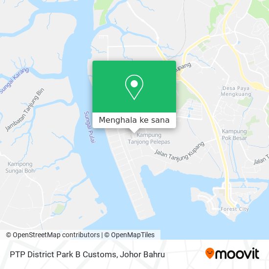 Peta PTP District Park B Customs