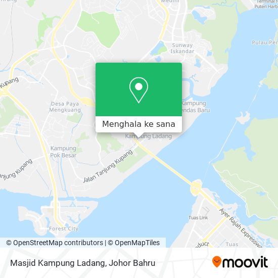 Peta Masjid Kampung Ladang