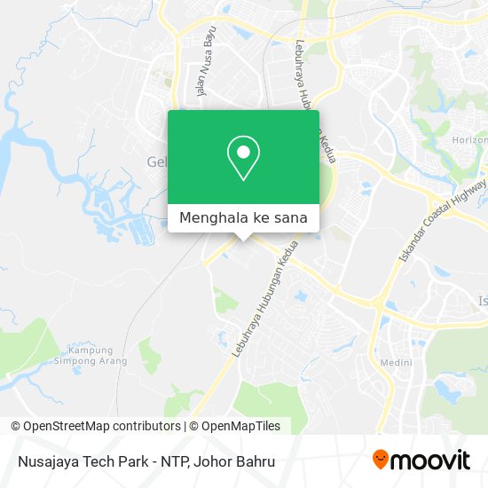 Peta Nusajaya Tech Park - NTP